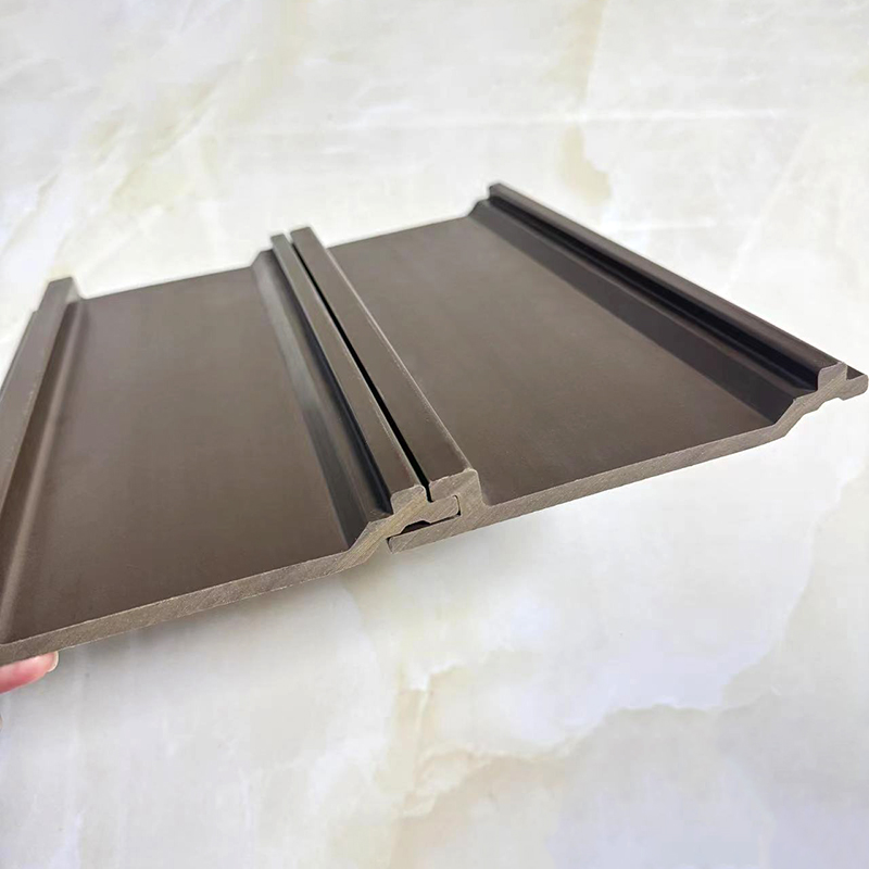 In elkaar grijpend 3D WPC-wandpaneel