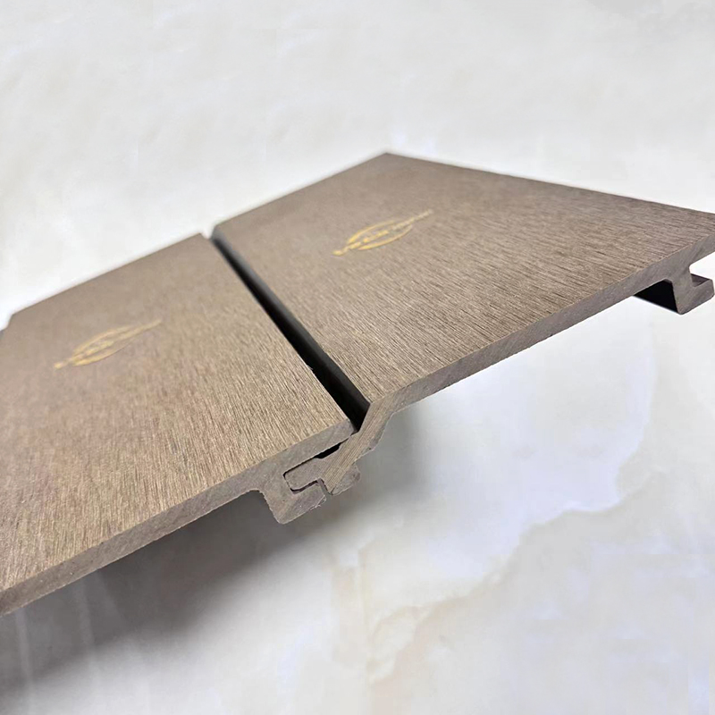 In elkaar grijpend 3D WPC-wandpaneel